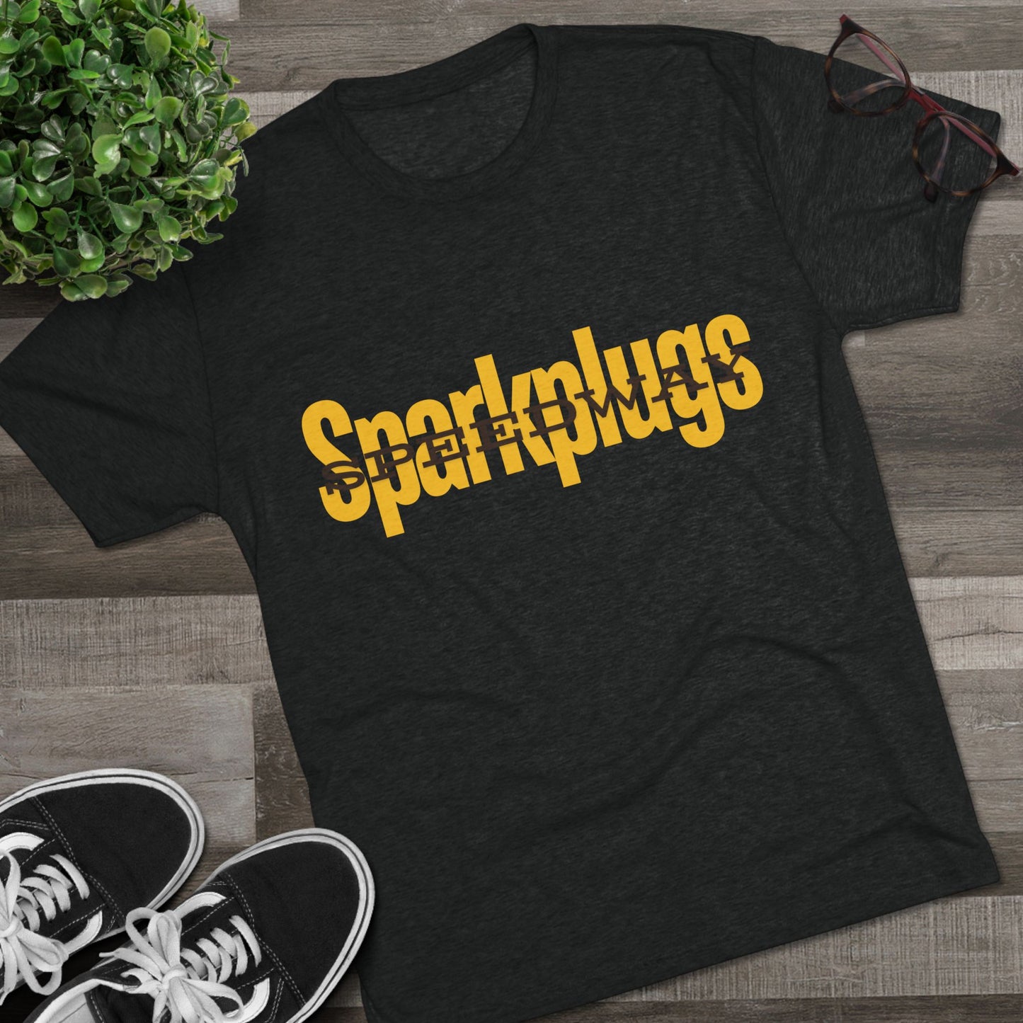 Speedway Tri-Blend Adult Crew Tee