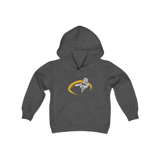 Youth Speedway Football Heavy Blend Hooded Sweatshirt