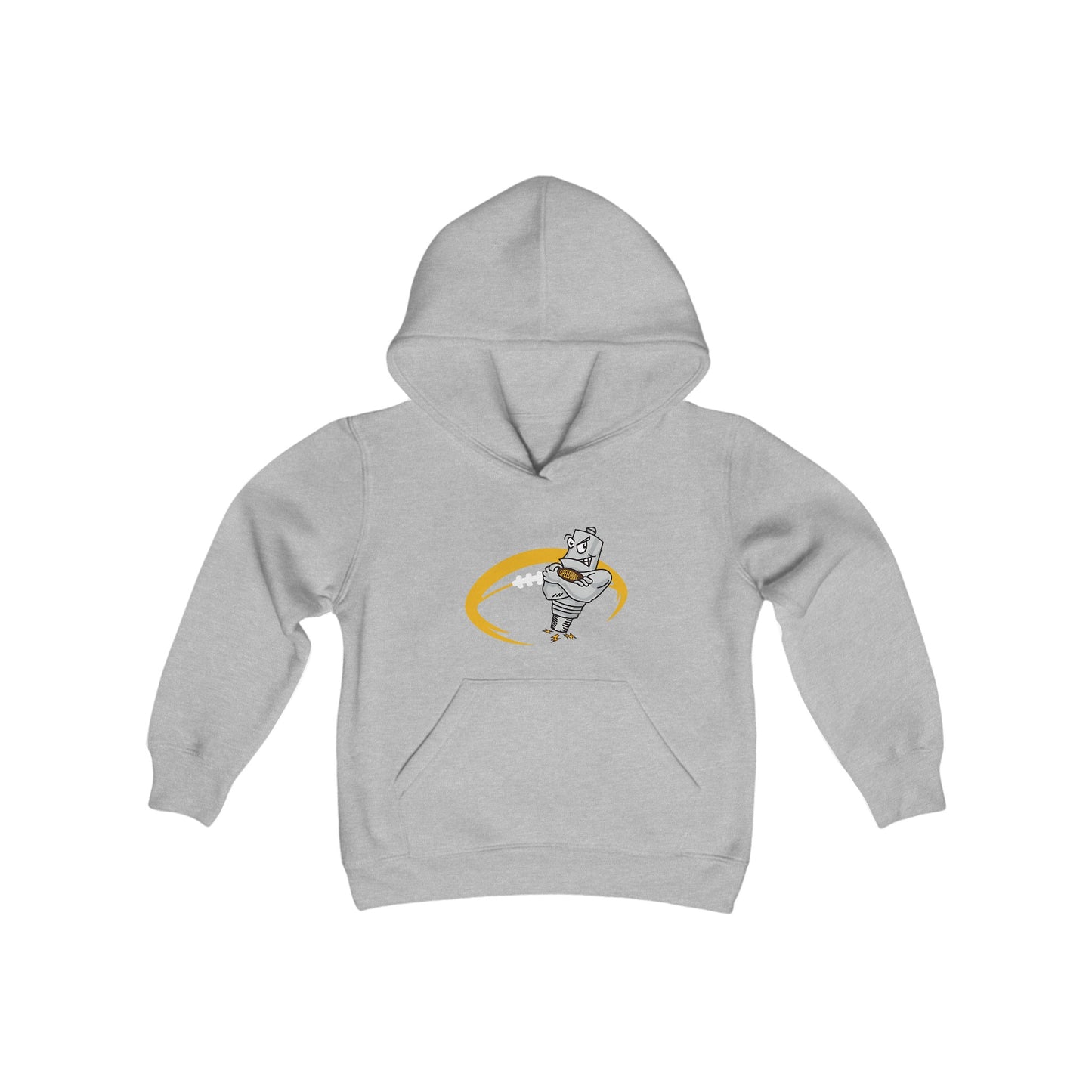 Youth Speedway Football Heavy Blend Hooded Sweatshirt