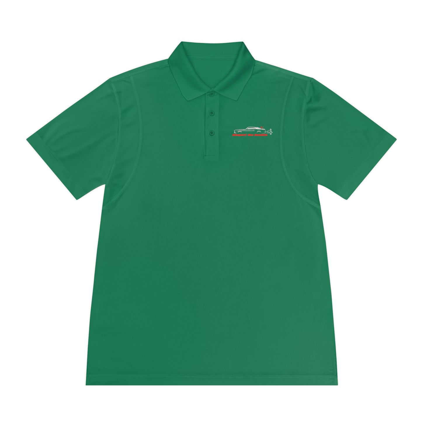 1970 Mach 1, Respect the Rumble, Men's Sport Polo Shirt
