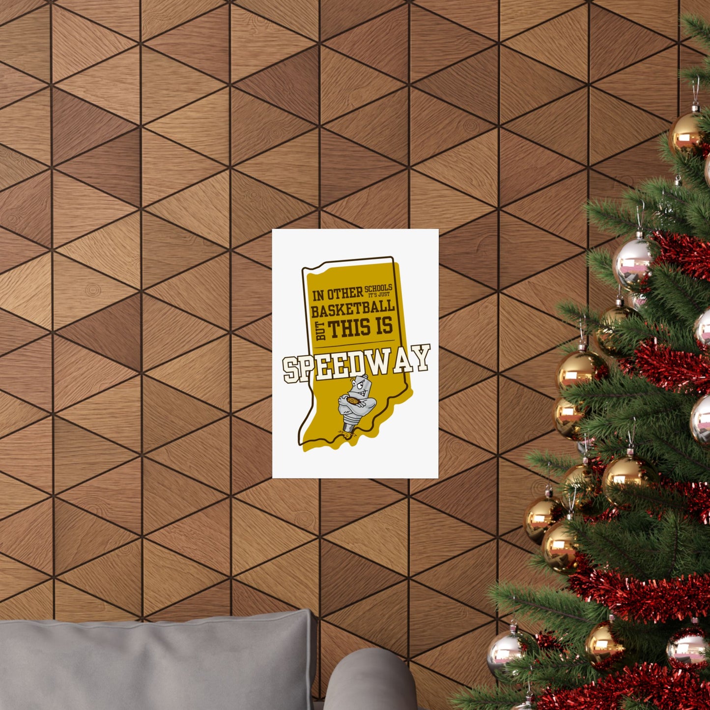 Basketball Poster - Speedway Sparkplugs