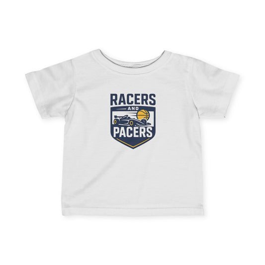 Infant Tee Racers and Pacers - Fun, Sporty Baby Shirt for Little Athletes