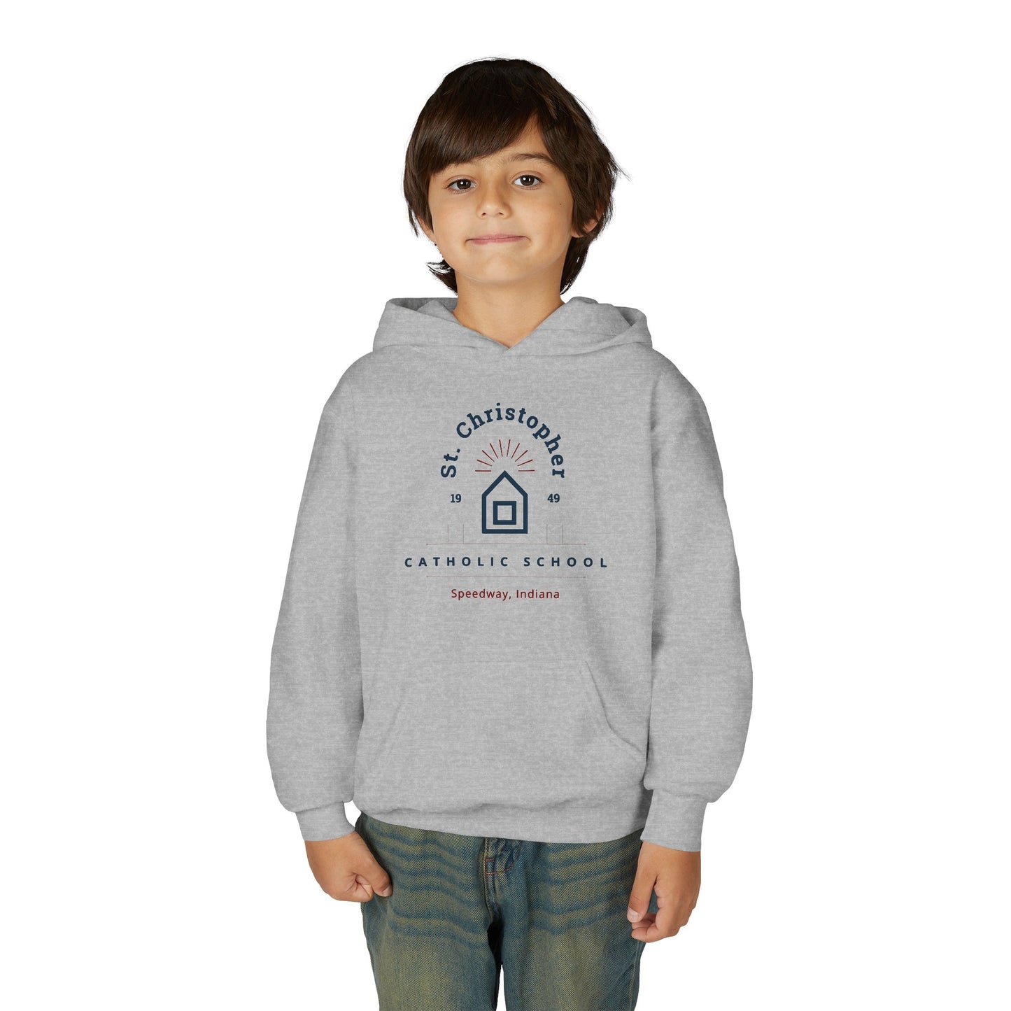 Youth Hooded Sweatshirt - St. Christopher Catholic School