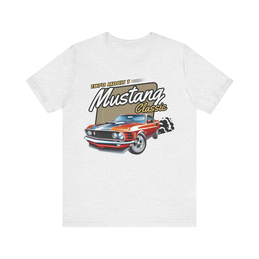 1970 Mach 1 Mustang Jersey Short Sleeve Tee