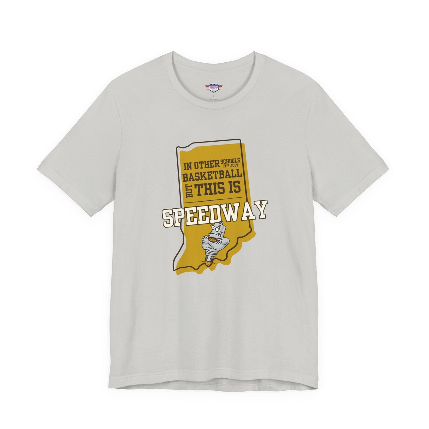 Adult Basketball Tee - Speedway Sparkplugs