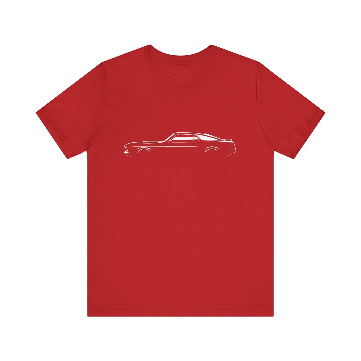 1970 Mach 1 Mustang Adult Jersey Short Sleeve Tee