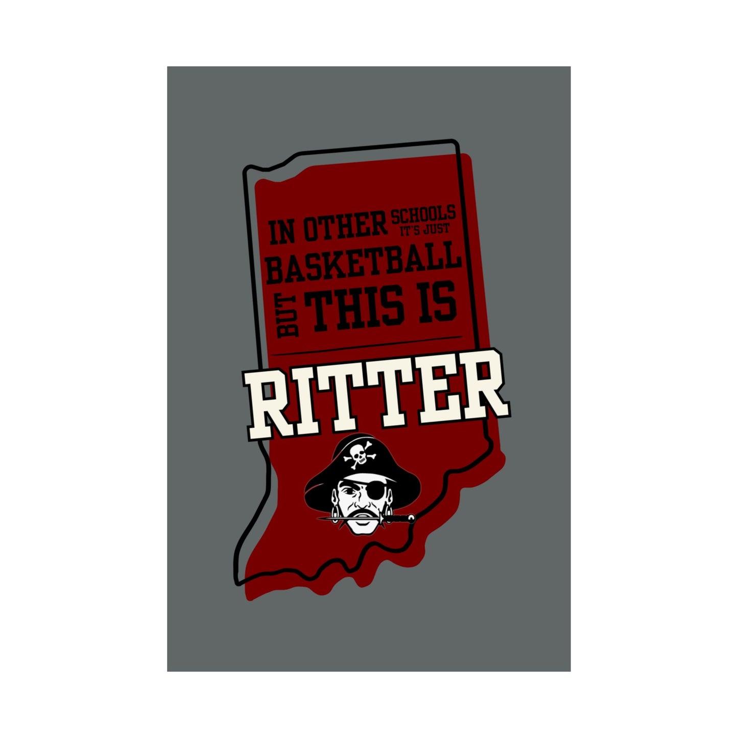Basketball Poster - Ritter Raiders