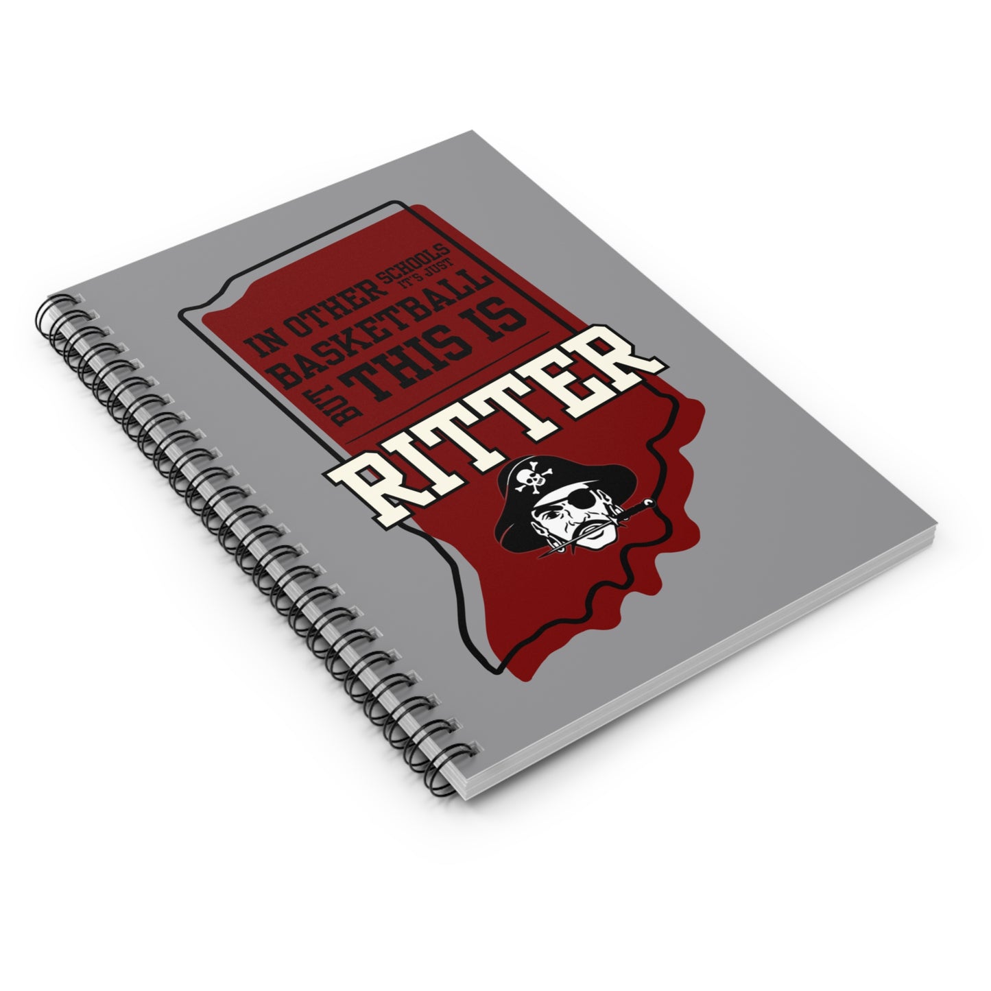 Spiral Notebook - Ritter Raiders Basketball