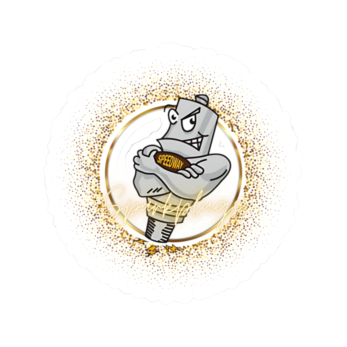 Kiss-Cut Sticker - Speedway Sparkplugs