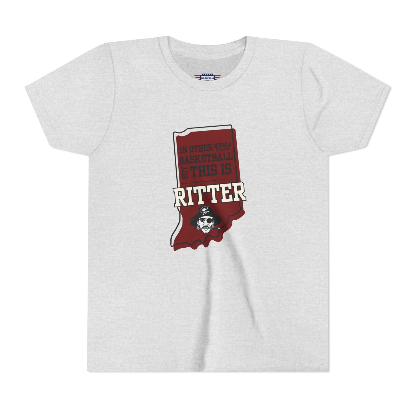 Youth Basketball Tee - Ritter Raiders