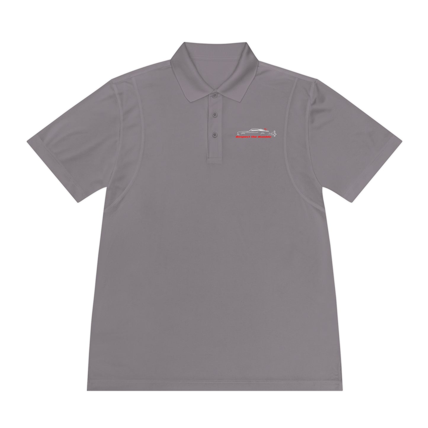 1970 Mach 1, Respect the Rumble, Men's Sport Polo Shirt