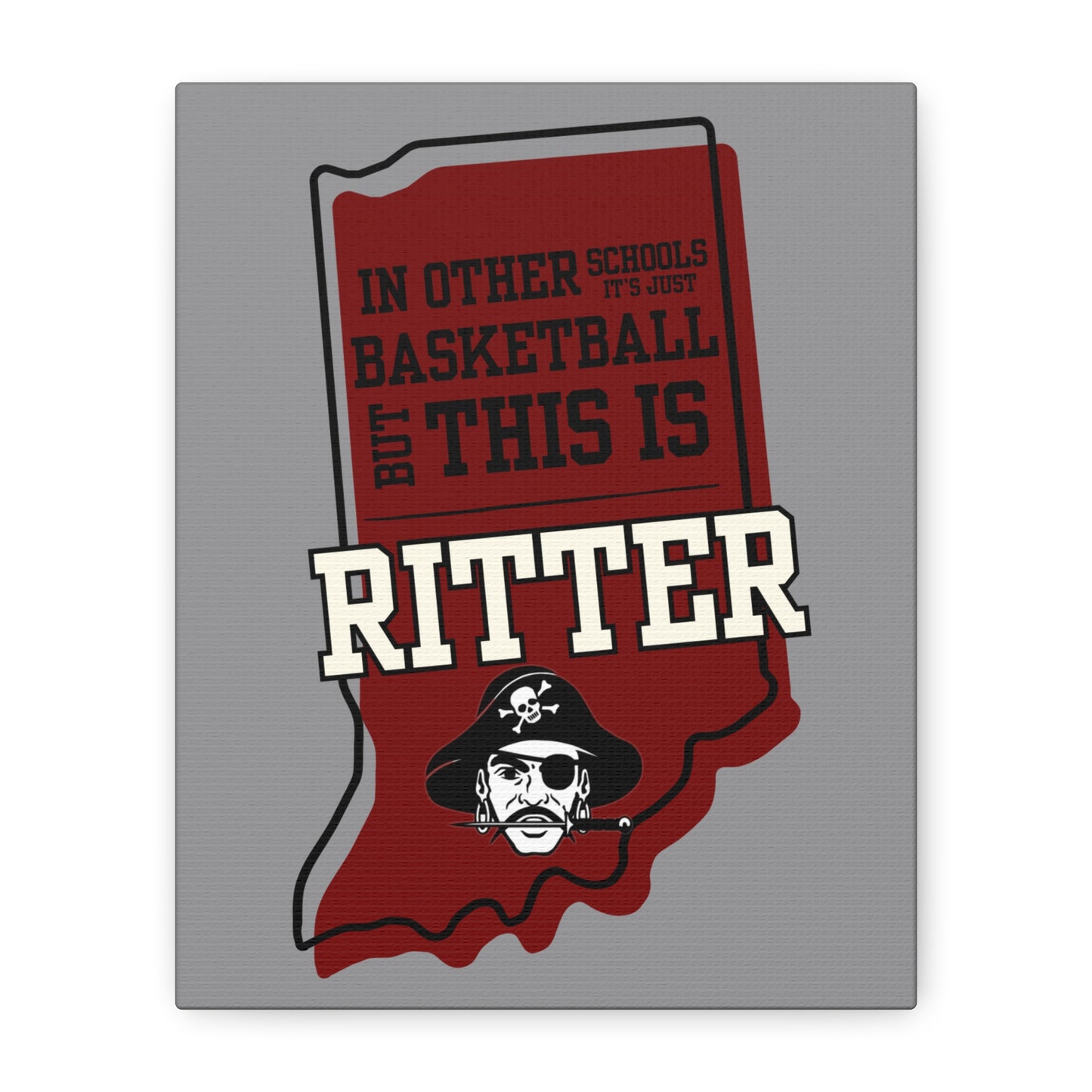Canvas Wall Art - Ritter Basketball