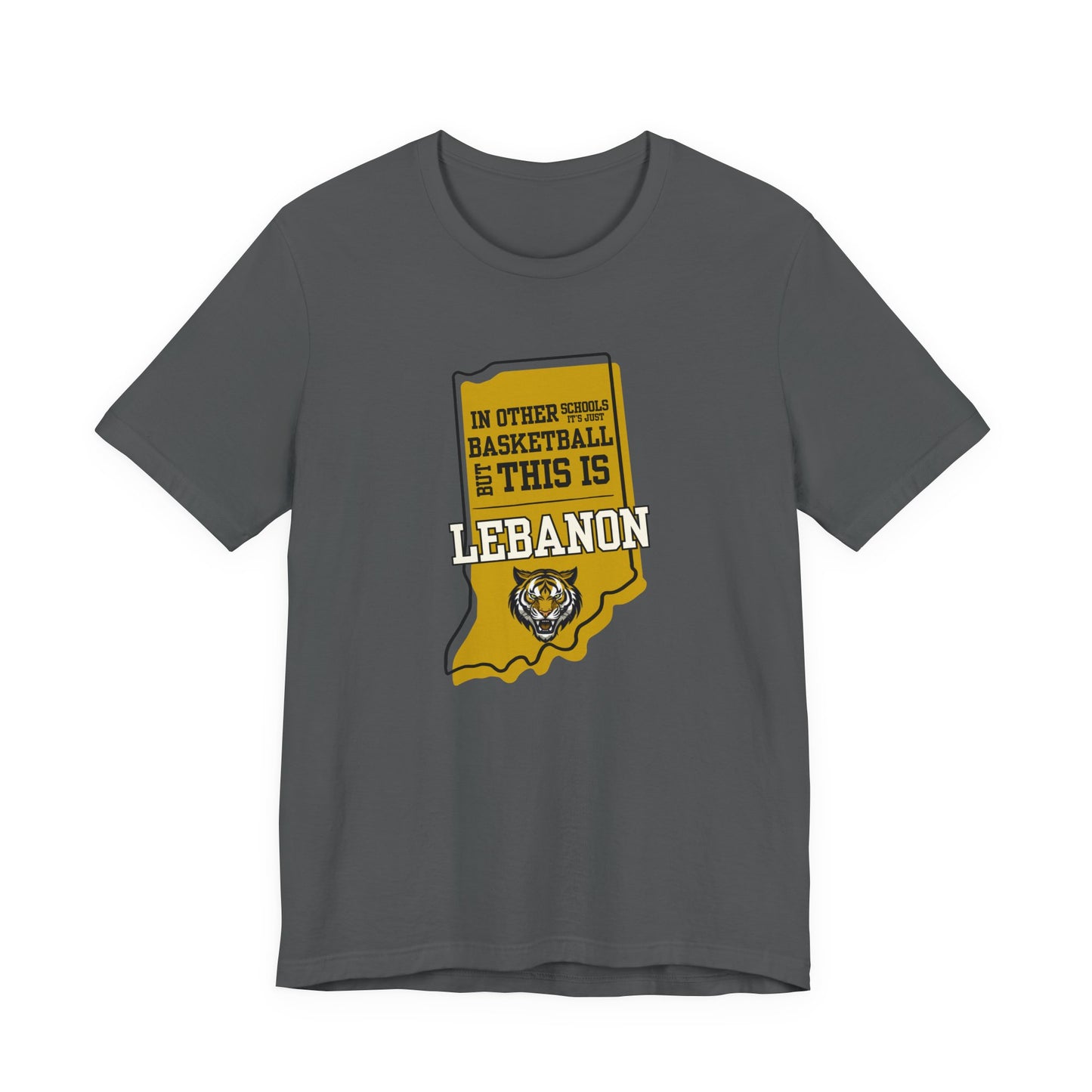 Adult Basketball Tee - Lebanon Tigers