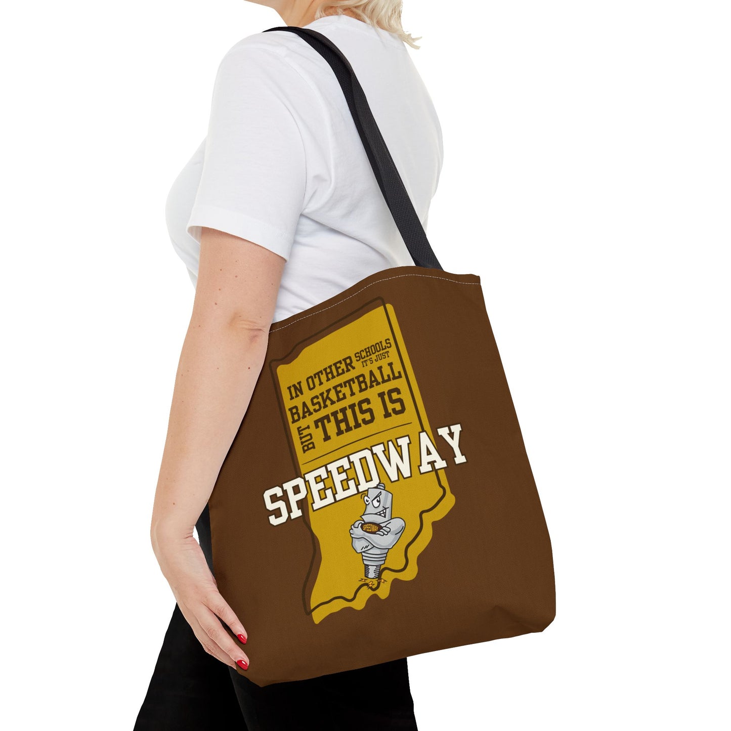 Basketball Tote Bag - Speedway Sparkplugs