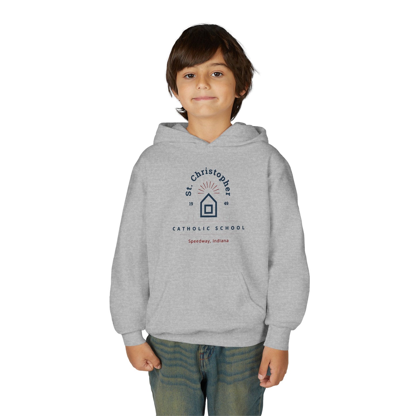 Youth Hooded Sweatshirt - St. Christopher Catholic School