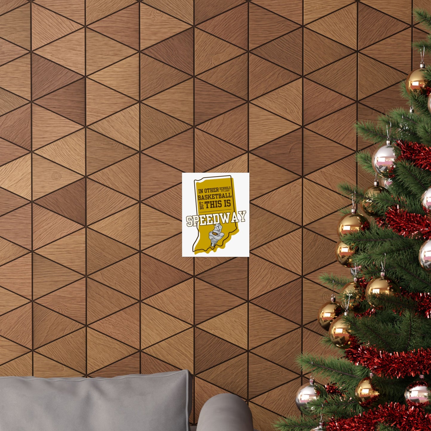 Basketball Poster - Speedway Sparkplugs