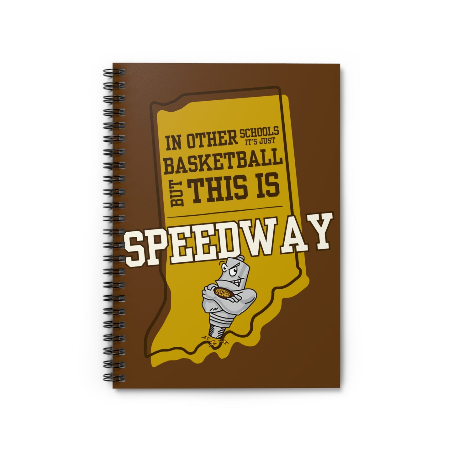 Spiral Notebook - Speedway Sparkplugs Basketball