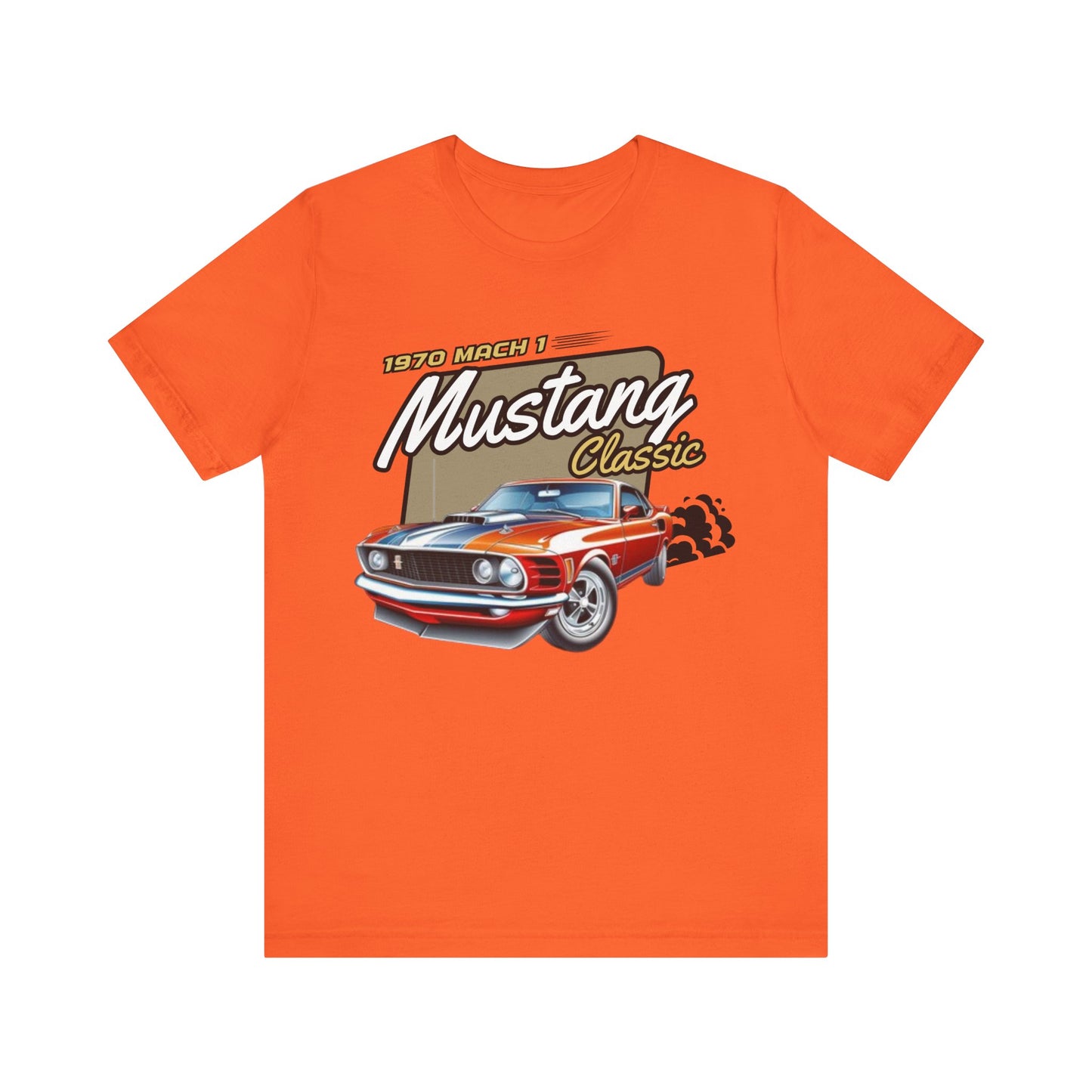 1970 Mach 1 Mustang Jersey Short Sleeve Tee