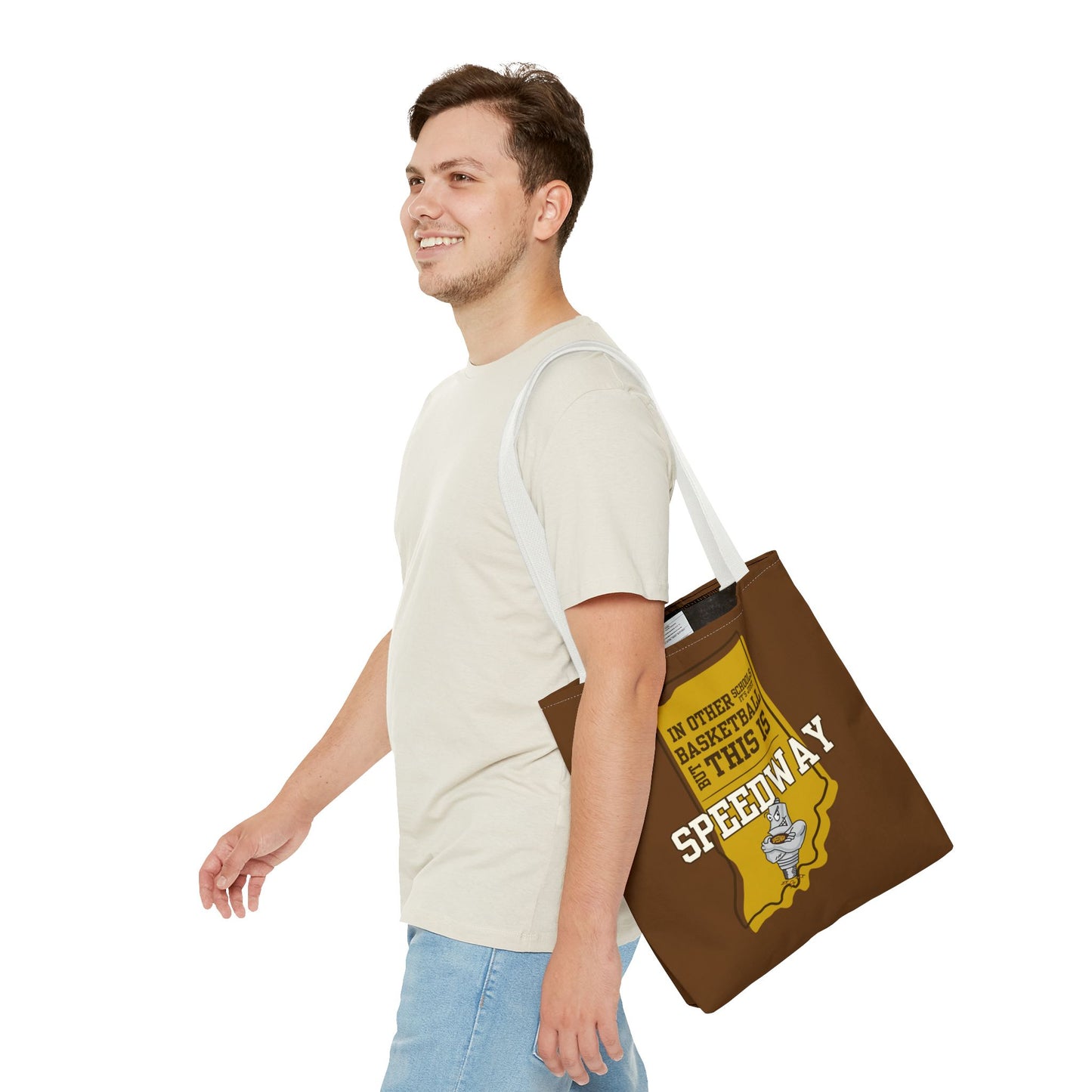 Basketball Tote Bag - Speedway Sparkplugs