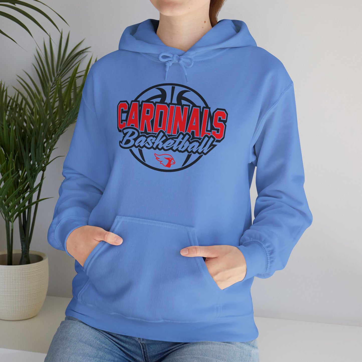 Adult St. Christopher Cardinals Basketball Hoodie