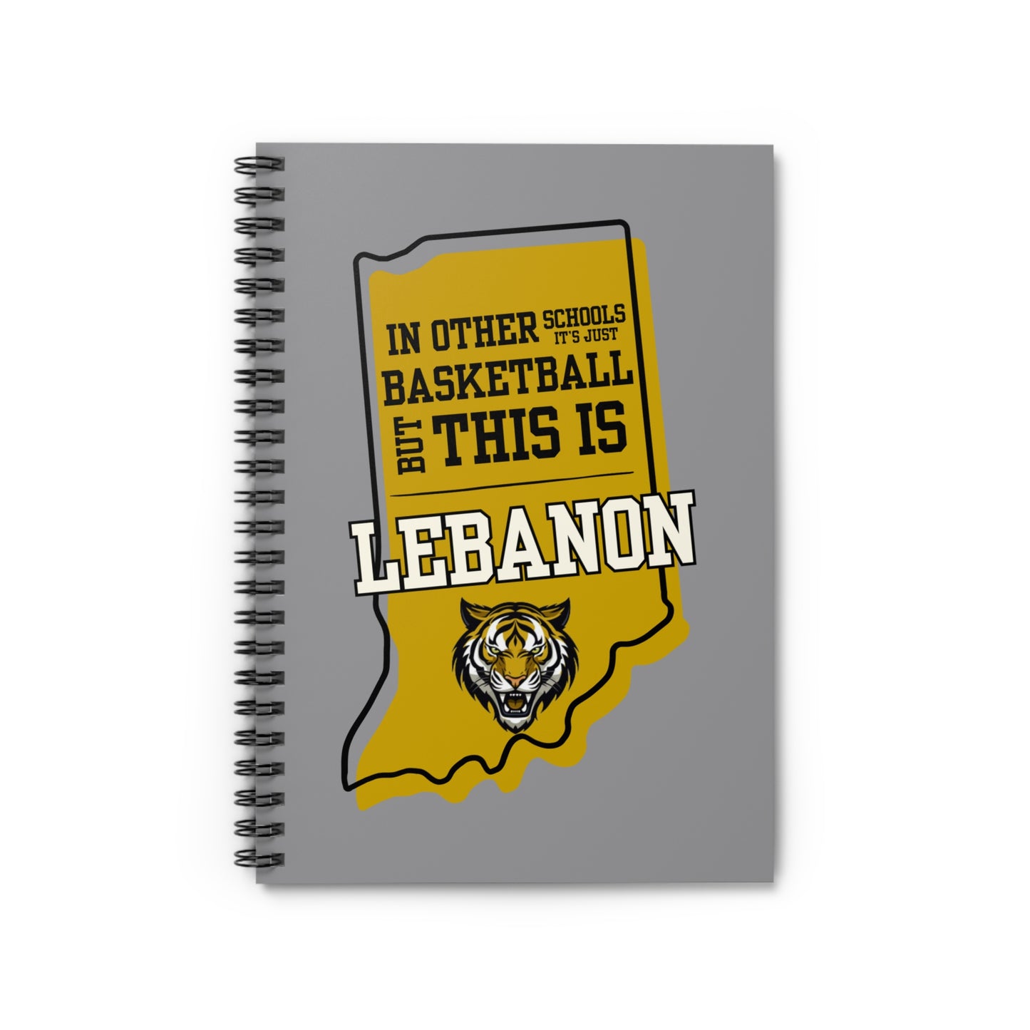 Spiral Notebook - Lebanon Tigers Basketball