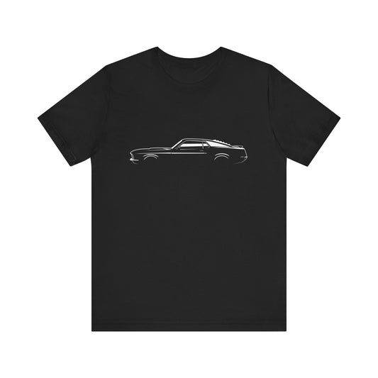 1970 Mach 1 Mustang Adult Jersey Short Sleeve Tee