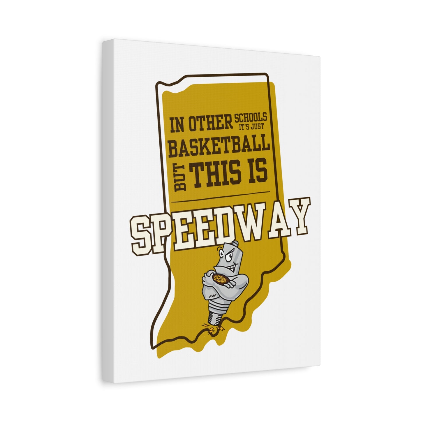 Canvas Wall Art - Speedway Basketball