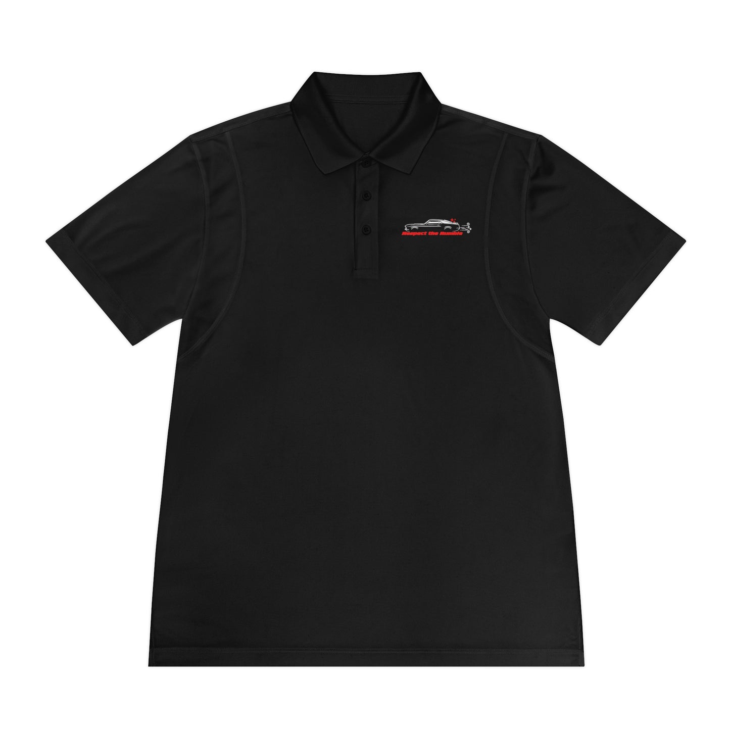 1970 Mach 1, Respect the Rumble, Men's Sport Polo Shirt