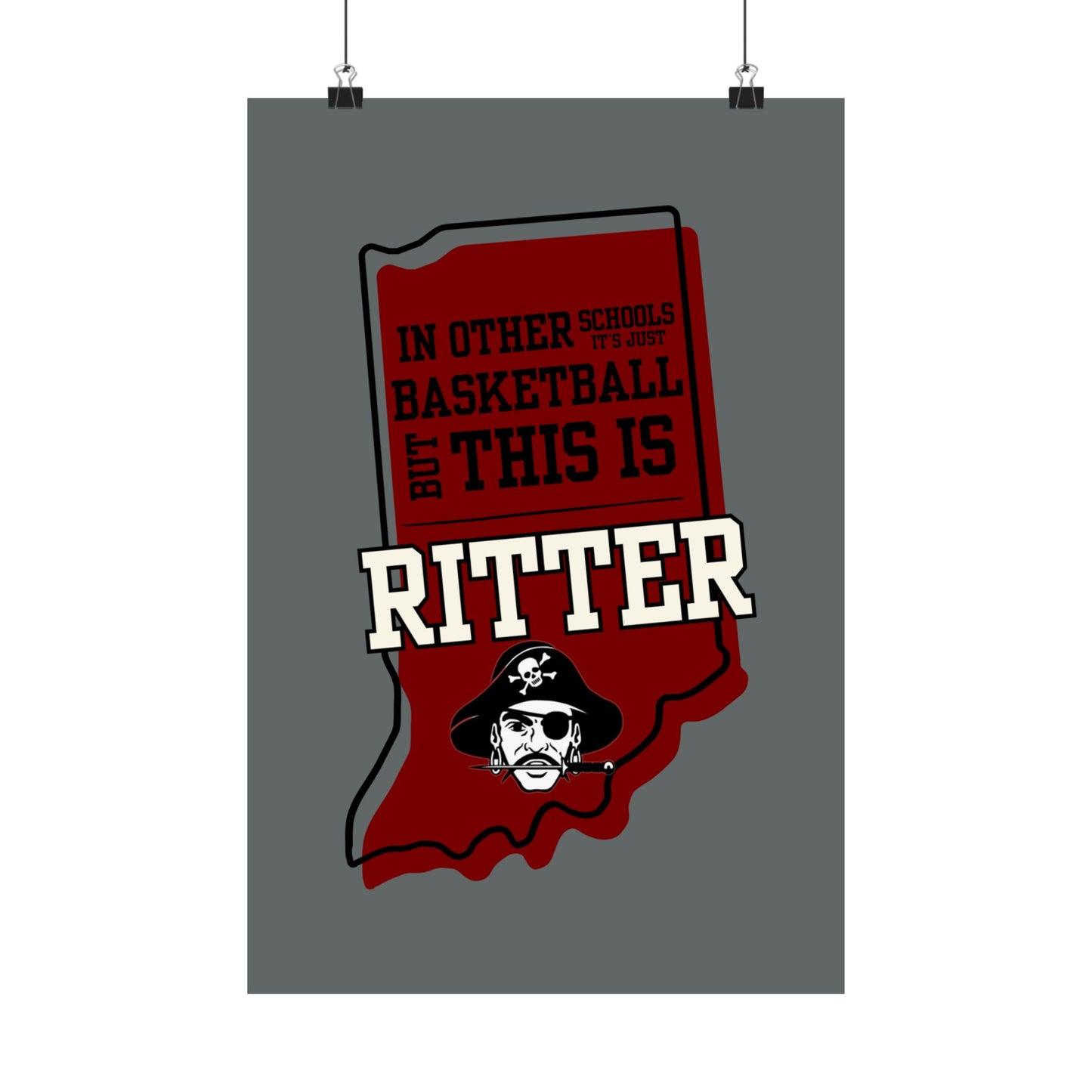 Basketball Poster - Ritter Raiders