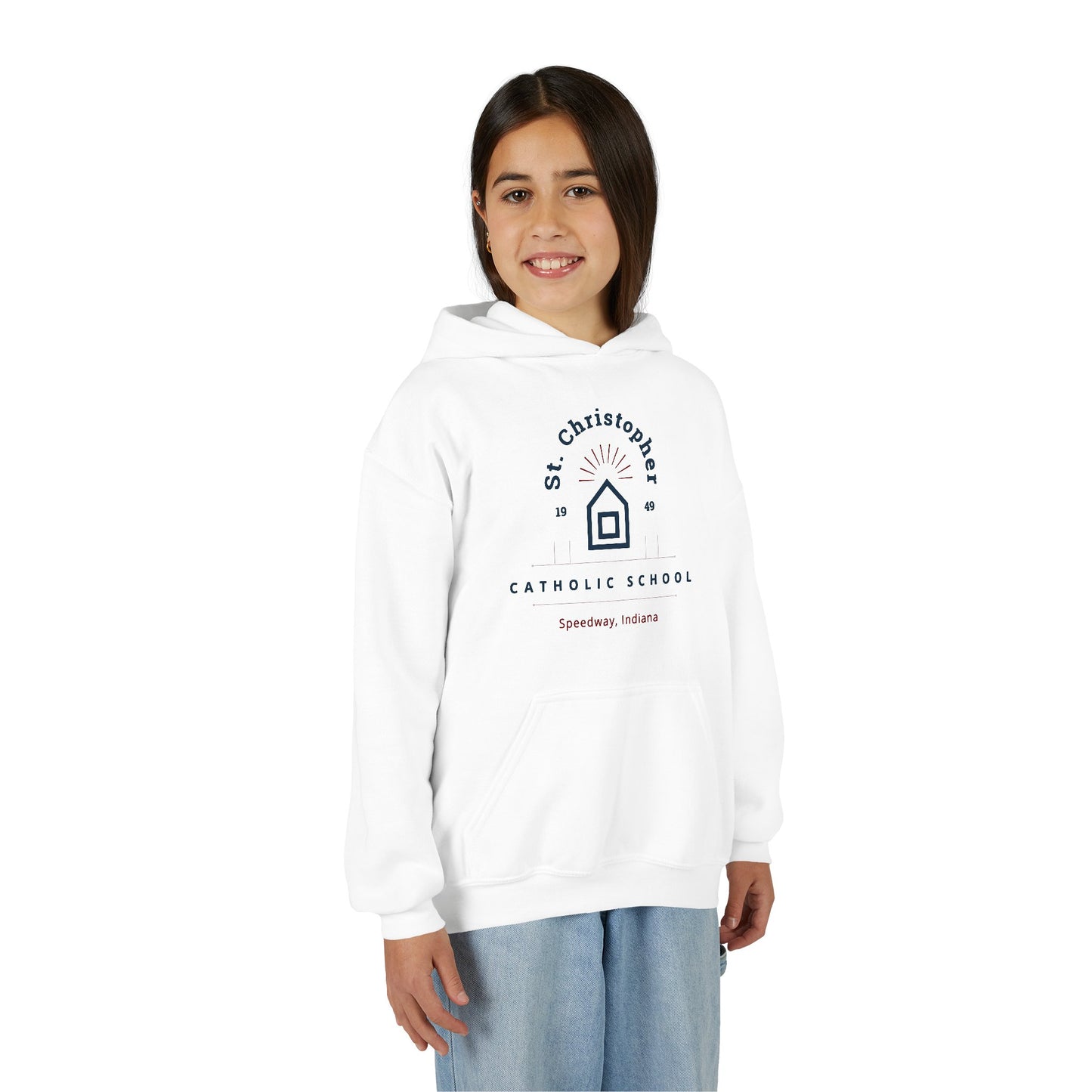 Youth Hooded Sweatshirt - St. Christopher Catholic School