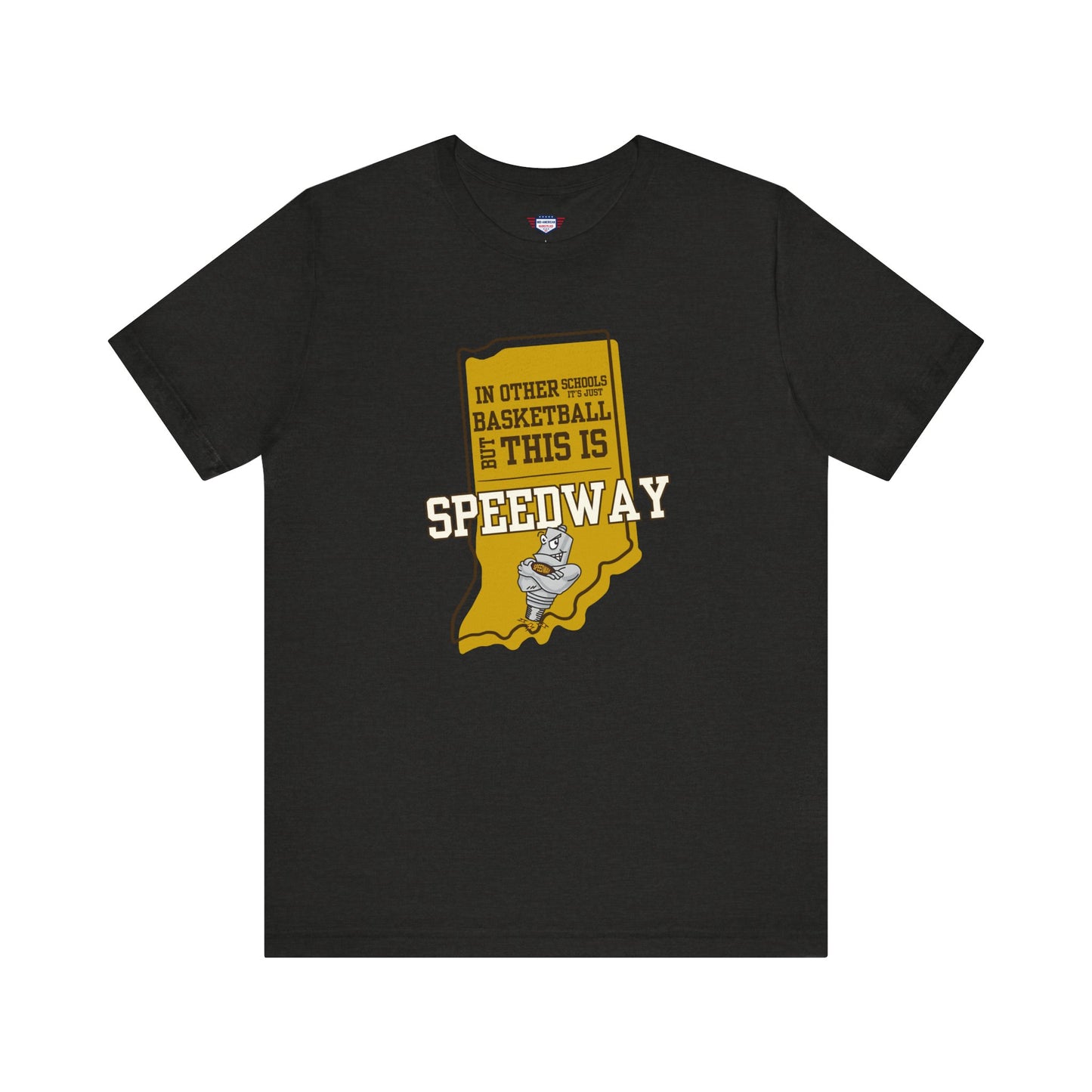 Adult Basketball Tee - Speedway Sparkplugs