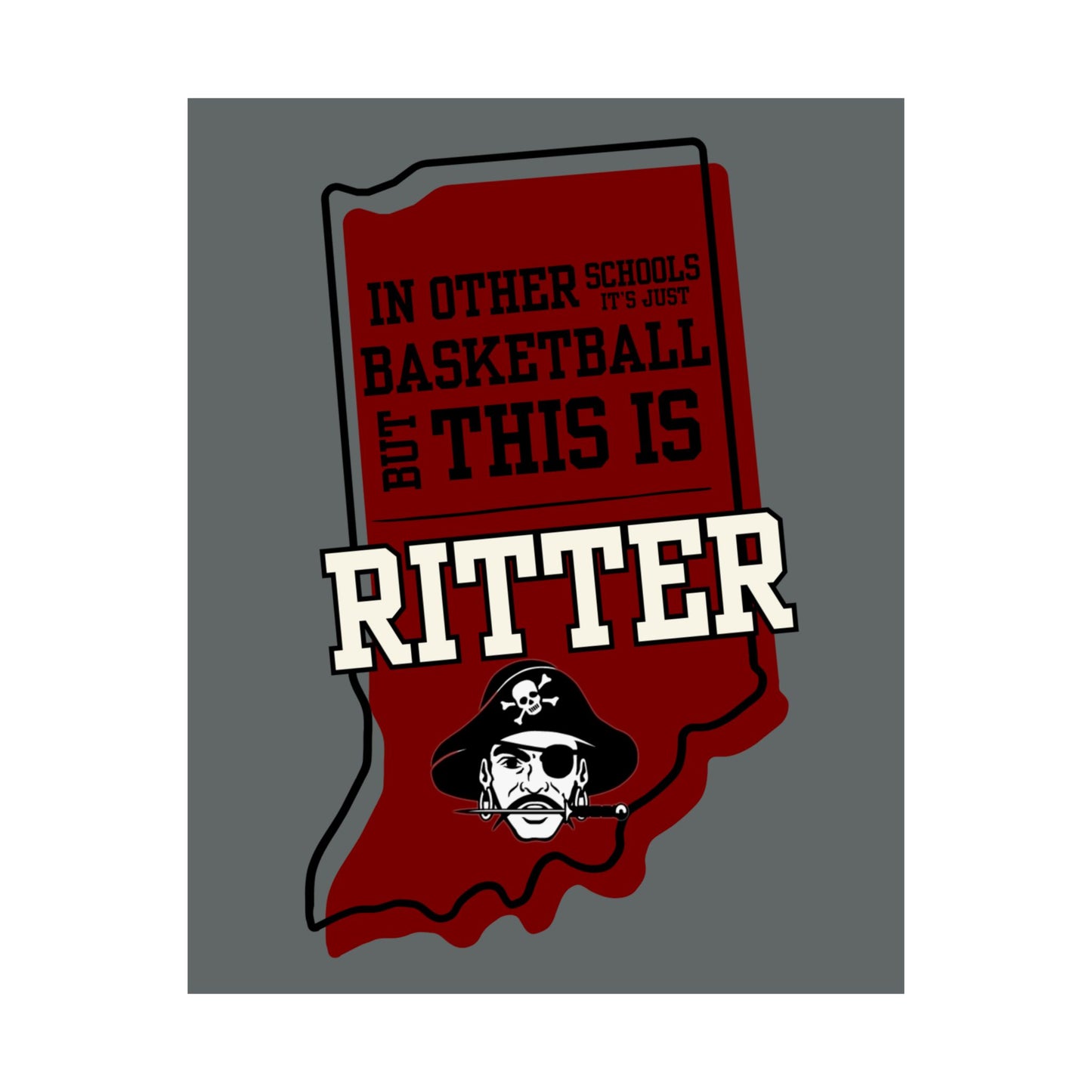 Basketball Poster - Ritter Raiders