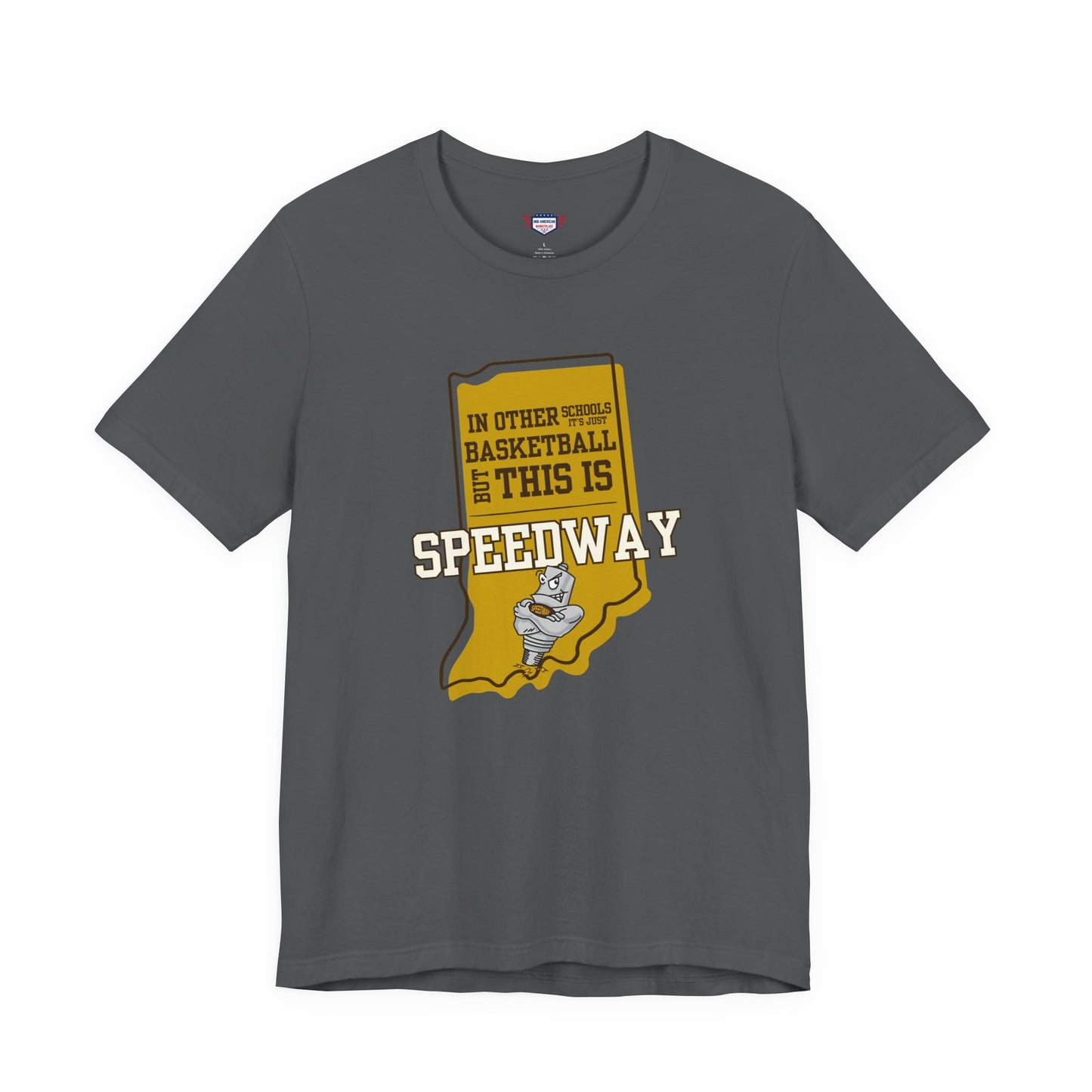 Adult Basketball Tee - Speedway Sparkplugs