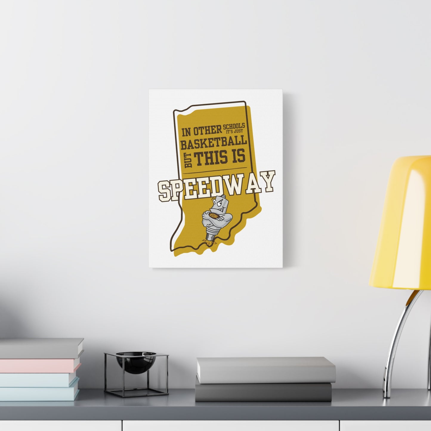 Canvas Wall Art - Speedway Basketball