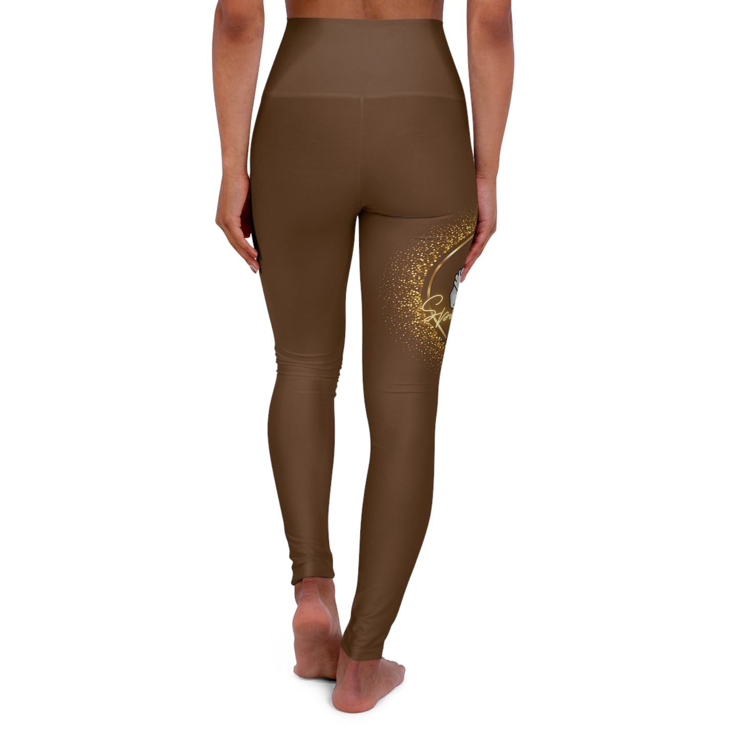 High Waisted Yoga Leggings - Speedway Sparkplugs