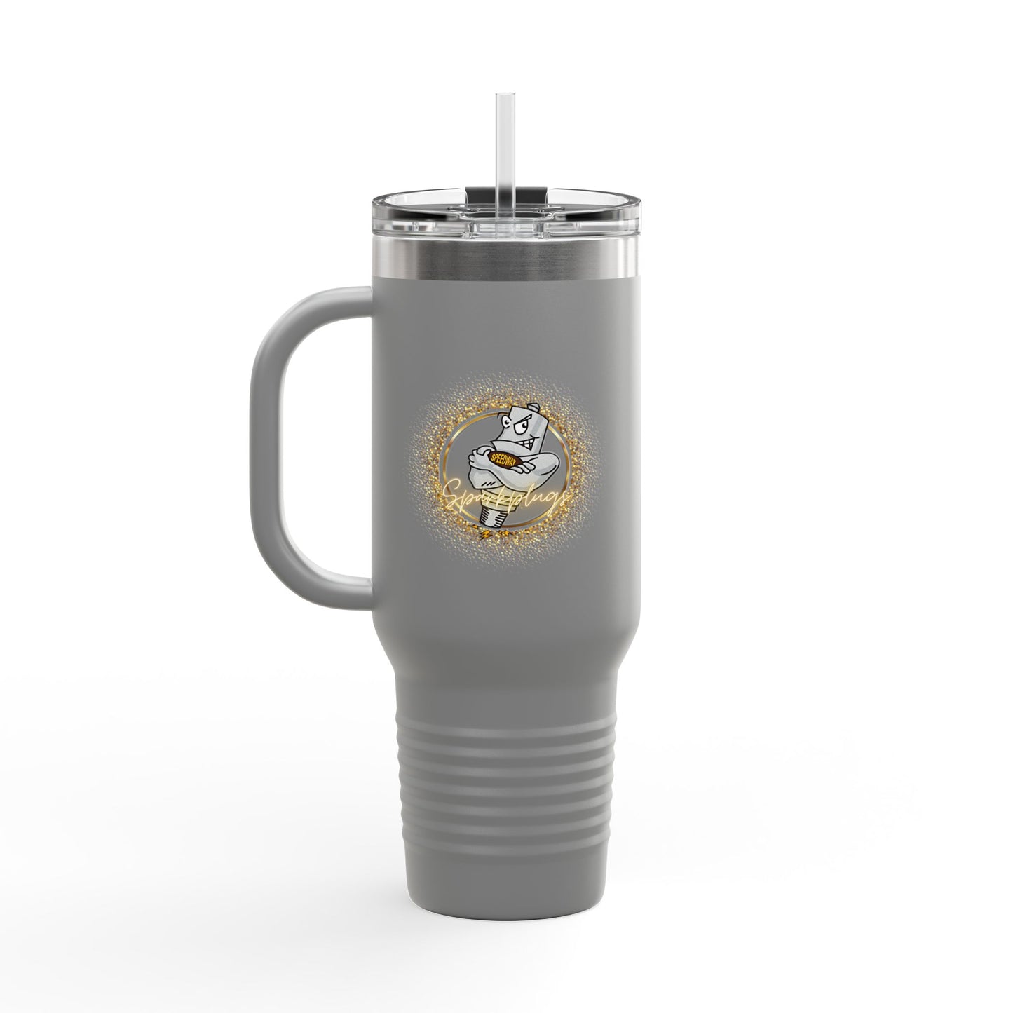 Insulated Travel Mug - Speedway Sparkplugs