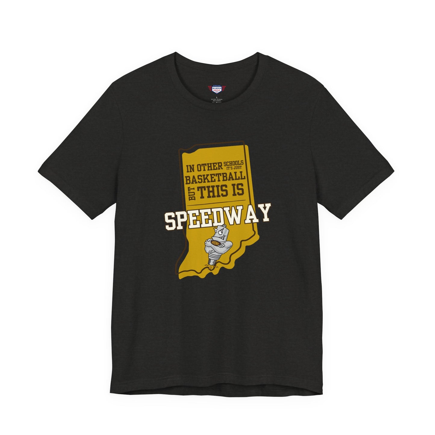 Adult Basketball Tee - Speedway Sparkplugs