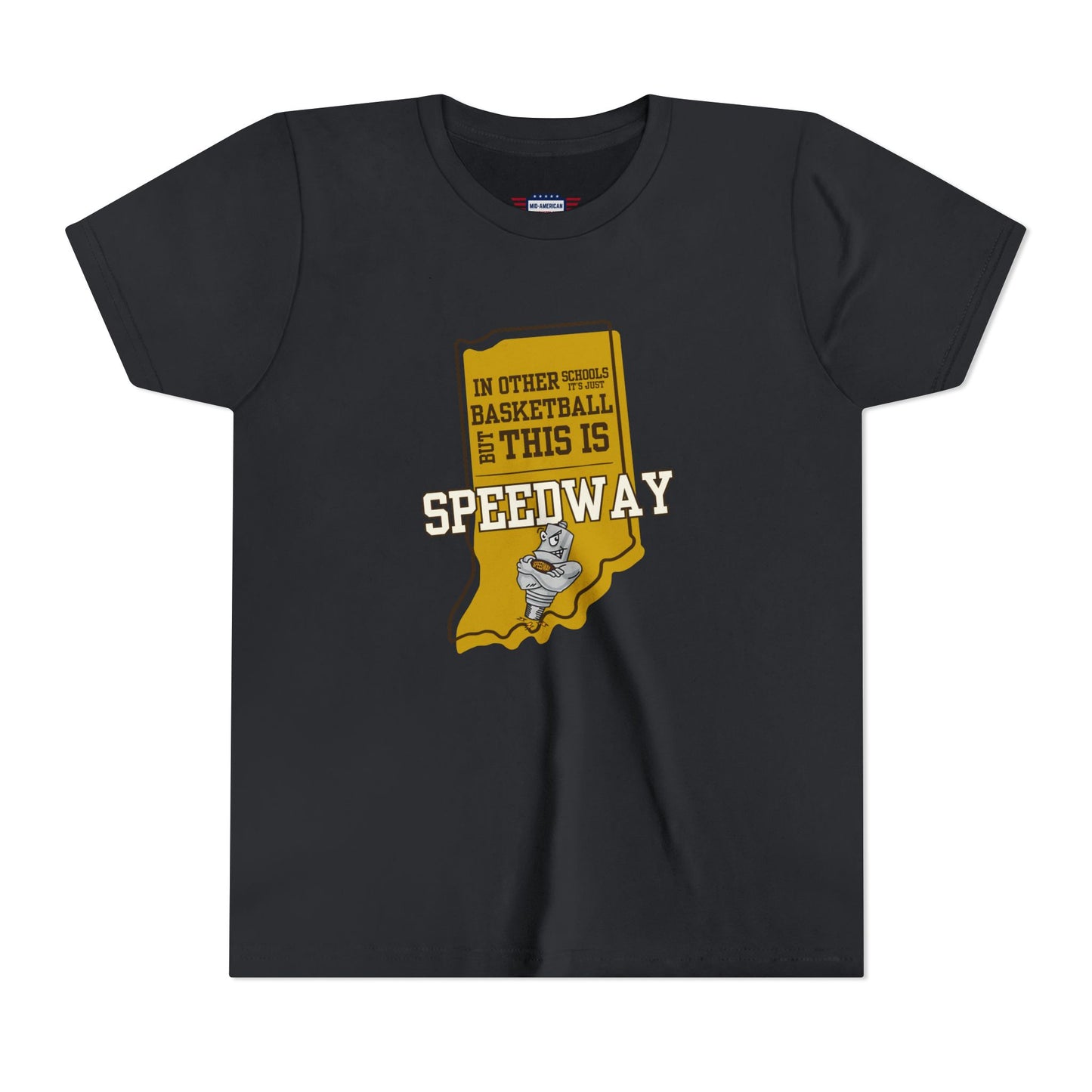 Youth Basketball Tee - Speedway Sparkplugs