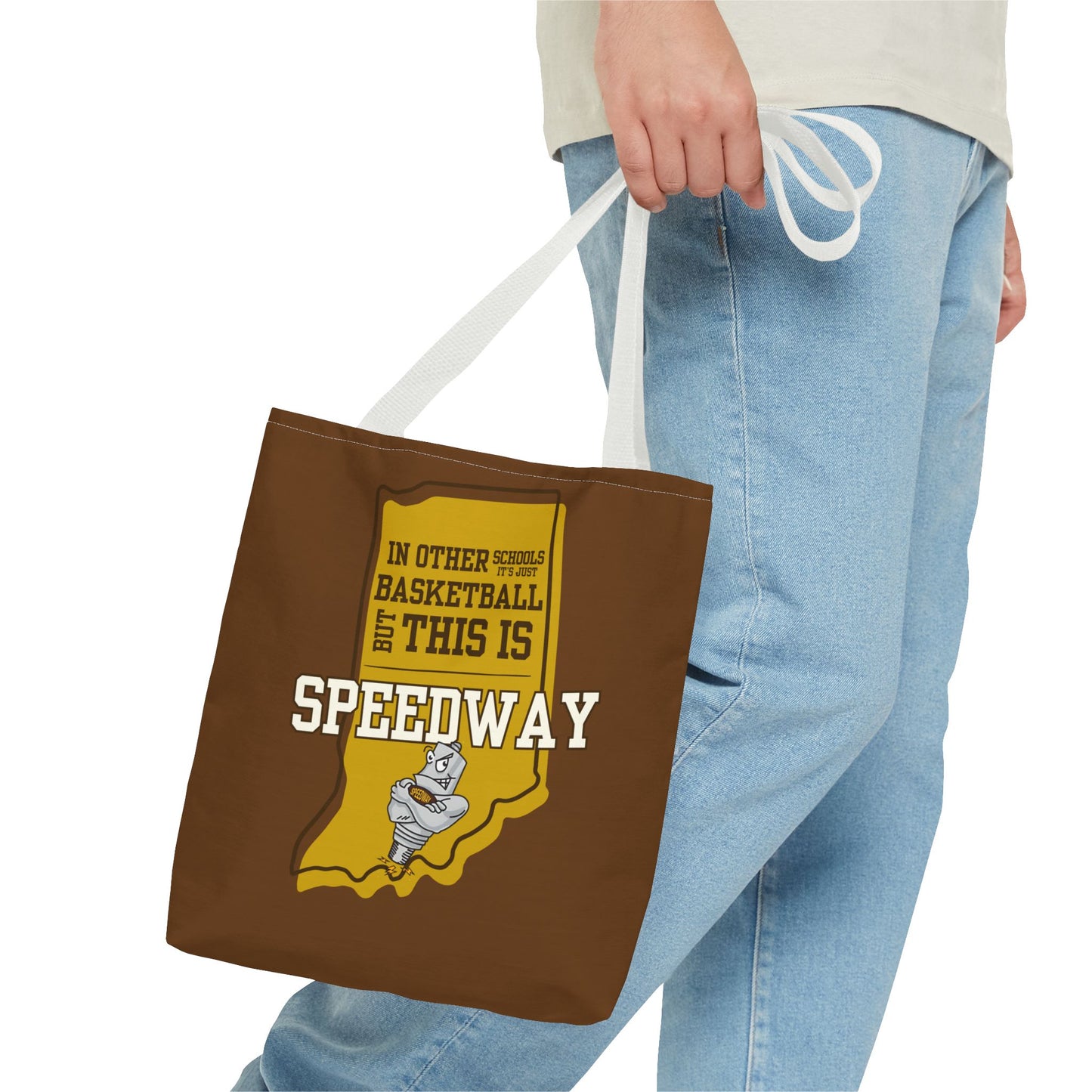 Basketball Tote Bag - Speedway Sparkplugs