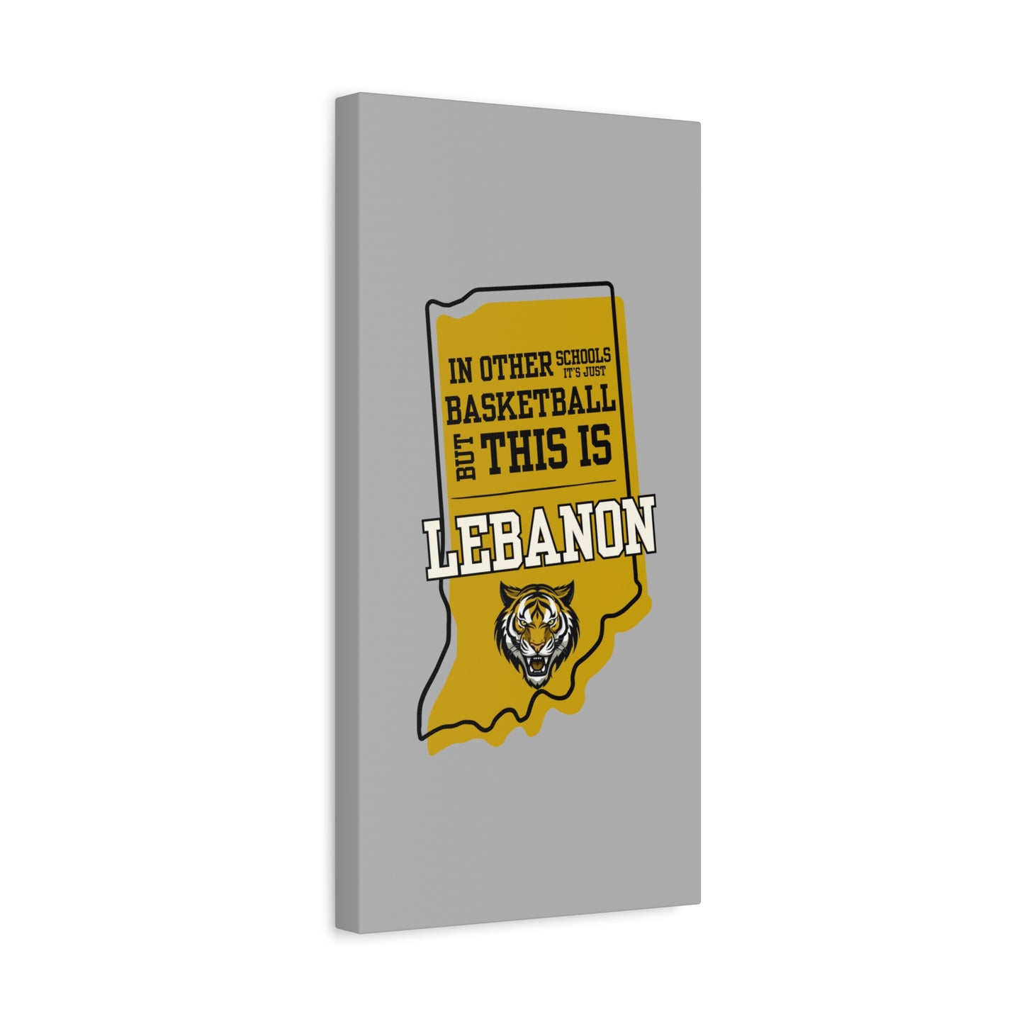 Canvas Wall Art - Lebanon Tigers Basketball