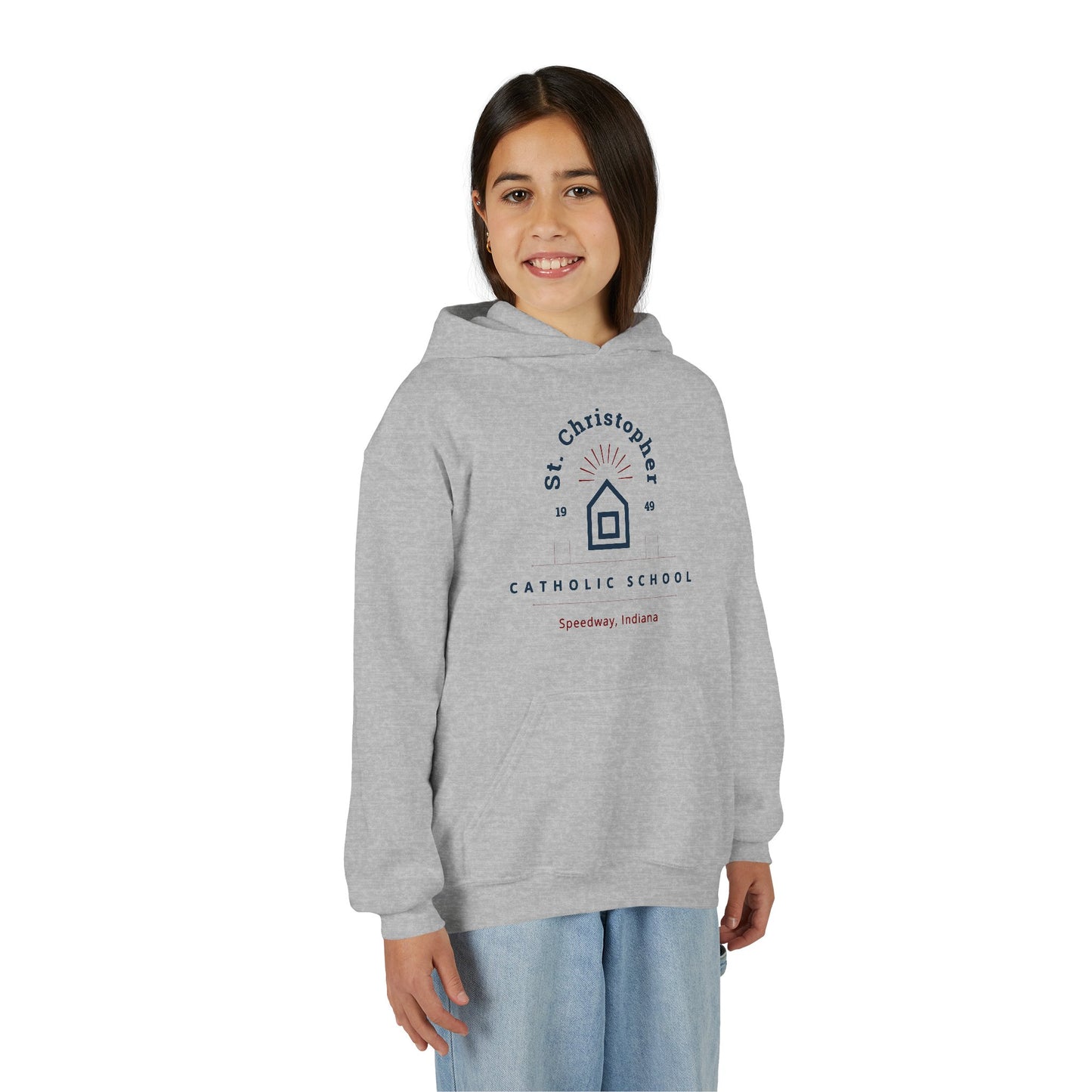 Youth Hooded Sweatshirt - St. Christopher Catholic School