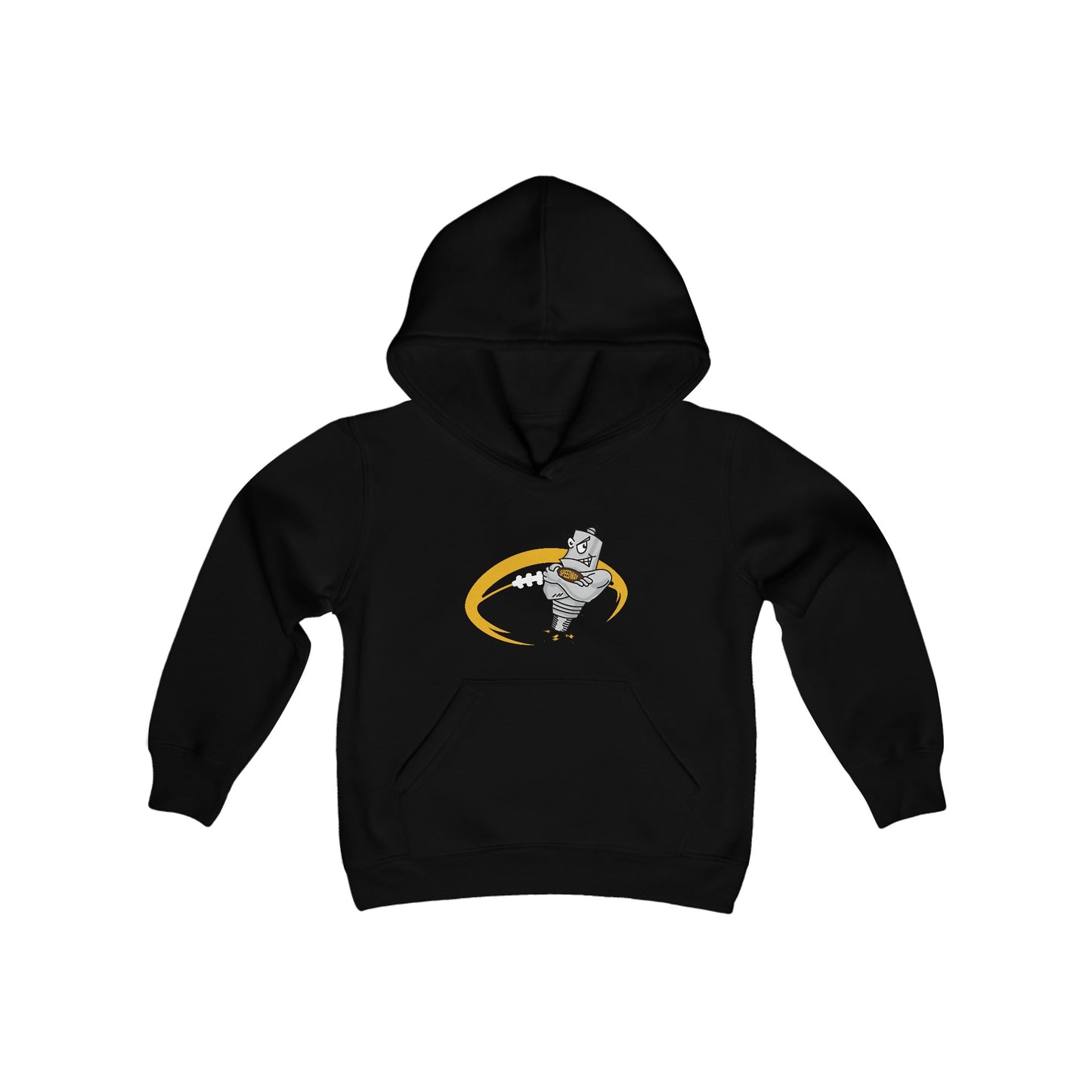 Youth Speedway Football Heavy Blend Hooded Sweatshirt