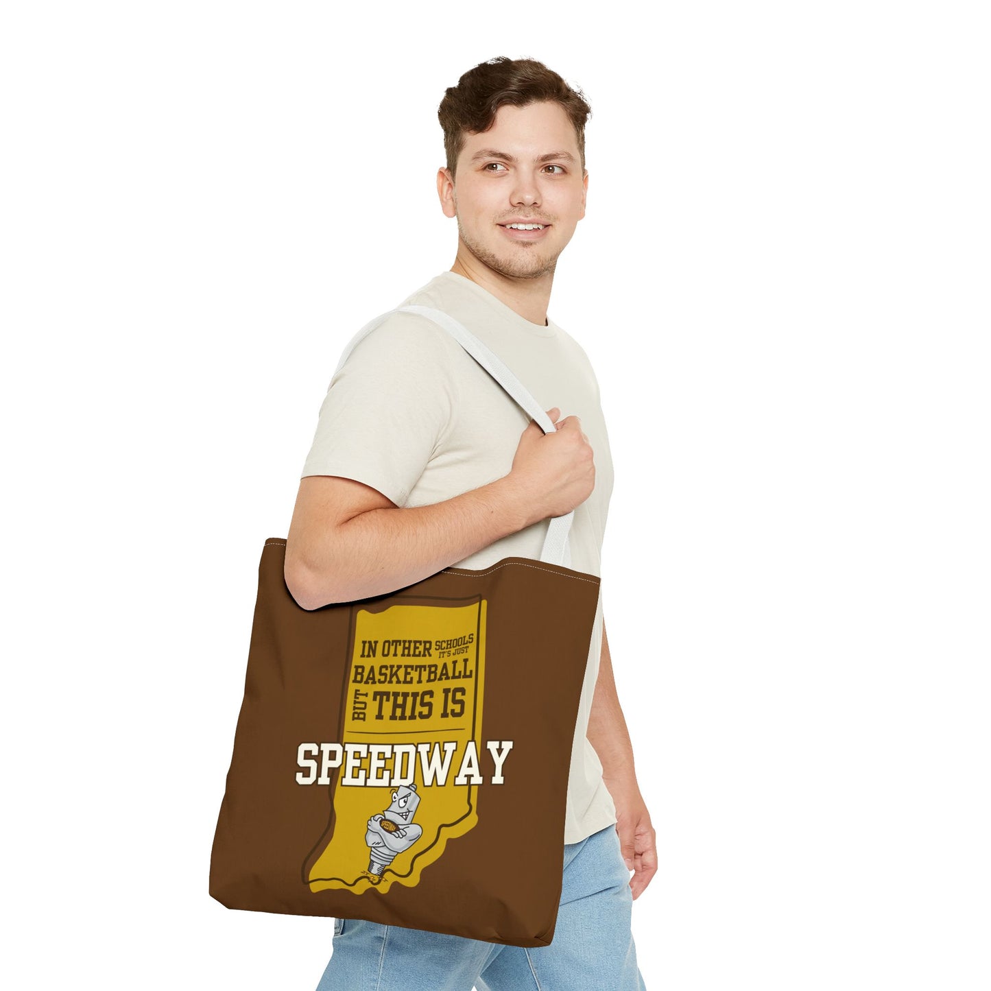 Basketball Tote Bag - Speedway Sparkplugs