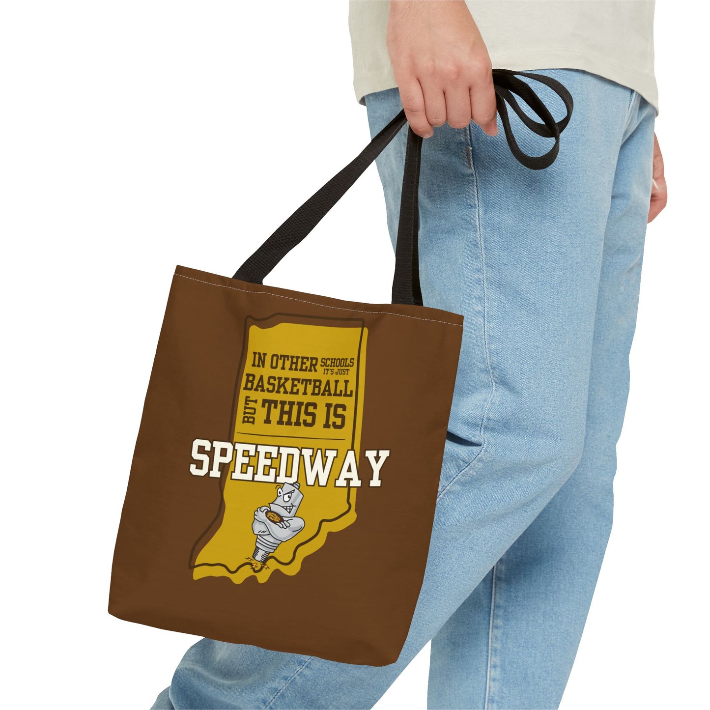 Basketball Tote Bag - Speedway Sparkplugs