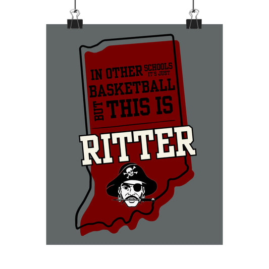 Basketball Poster - Ritter Raiders
