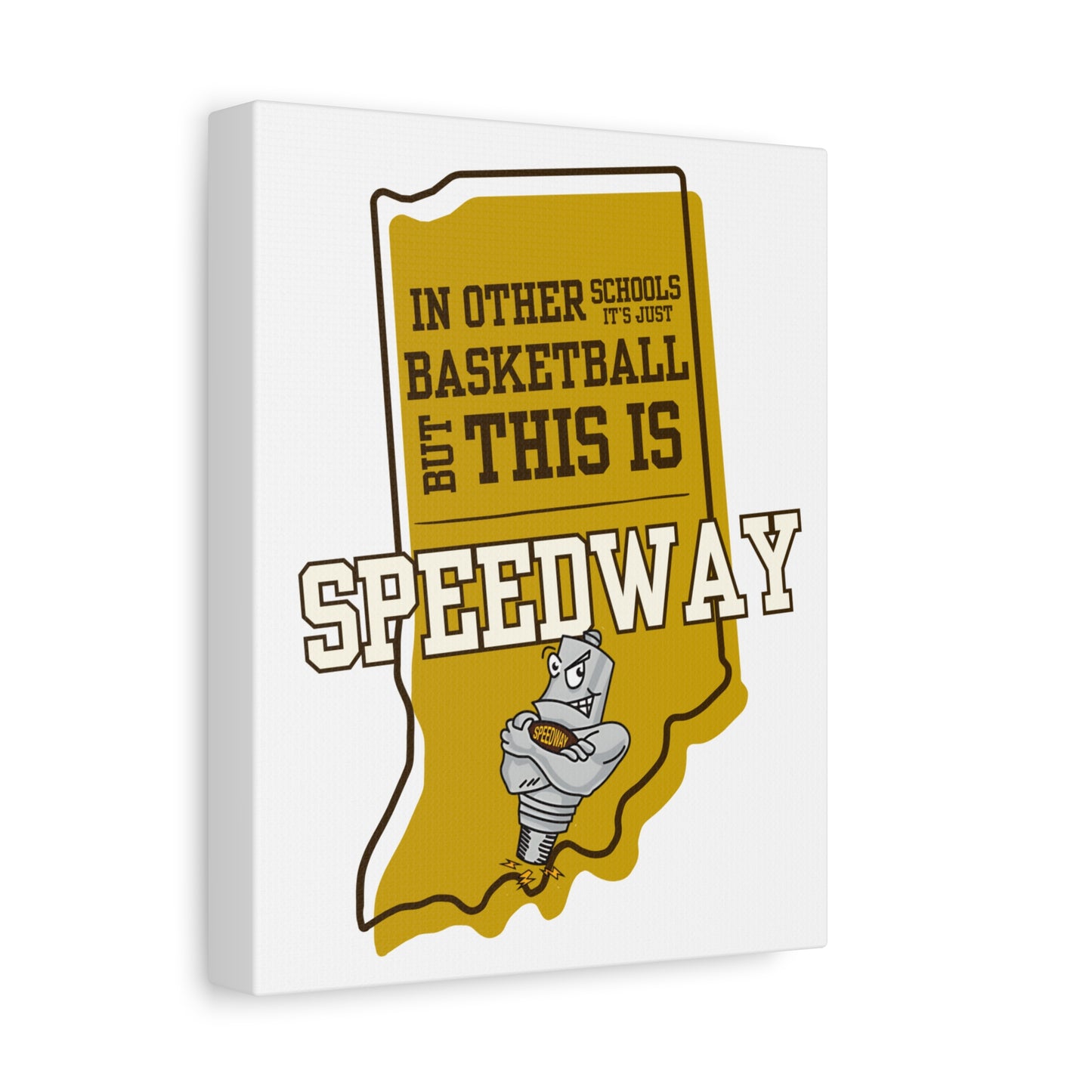 Canvas Wall Art - Speedway Basketball