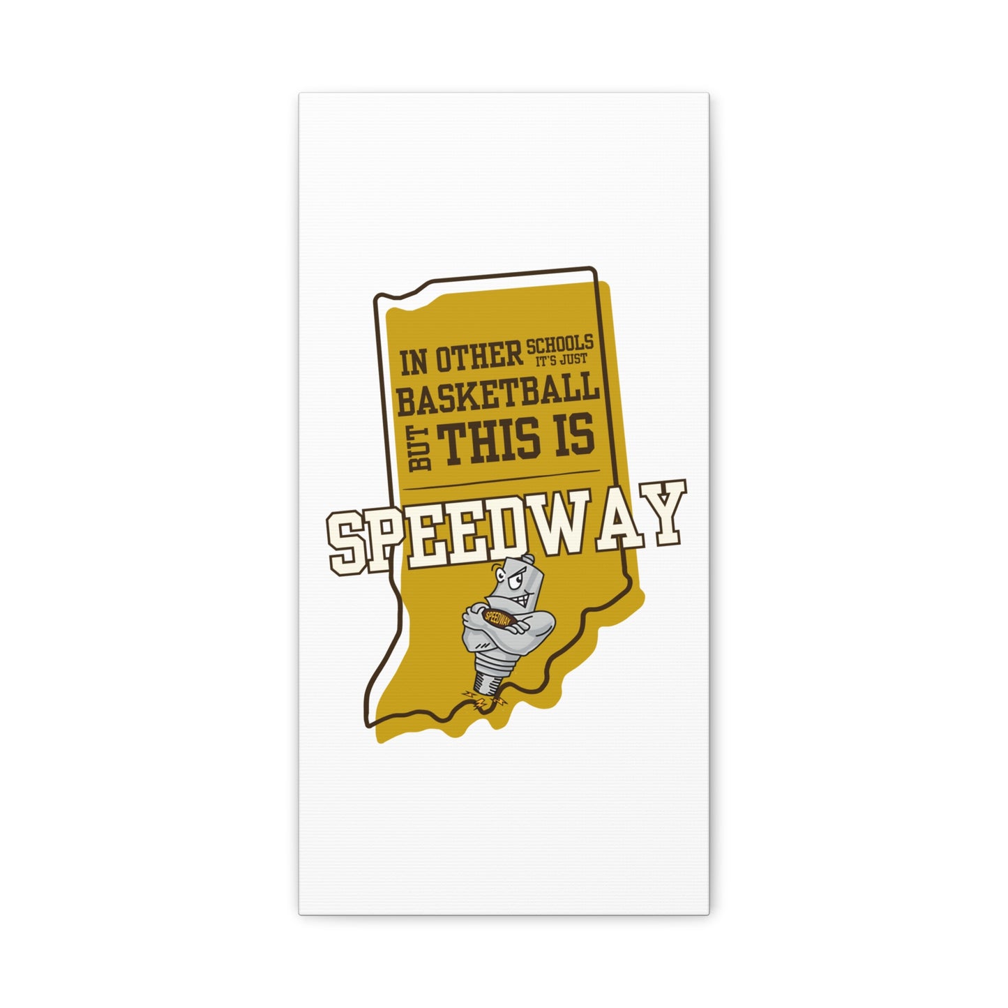 Canvas Wall Art - Speedway Basketball