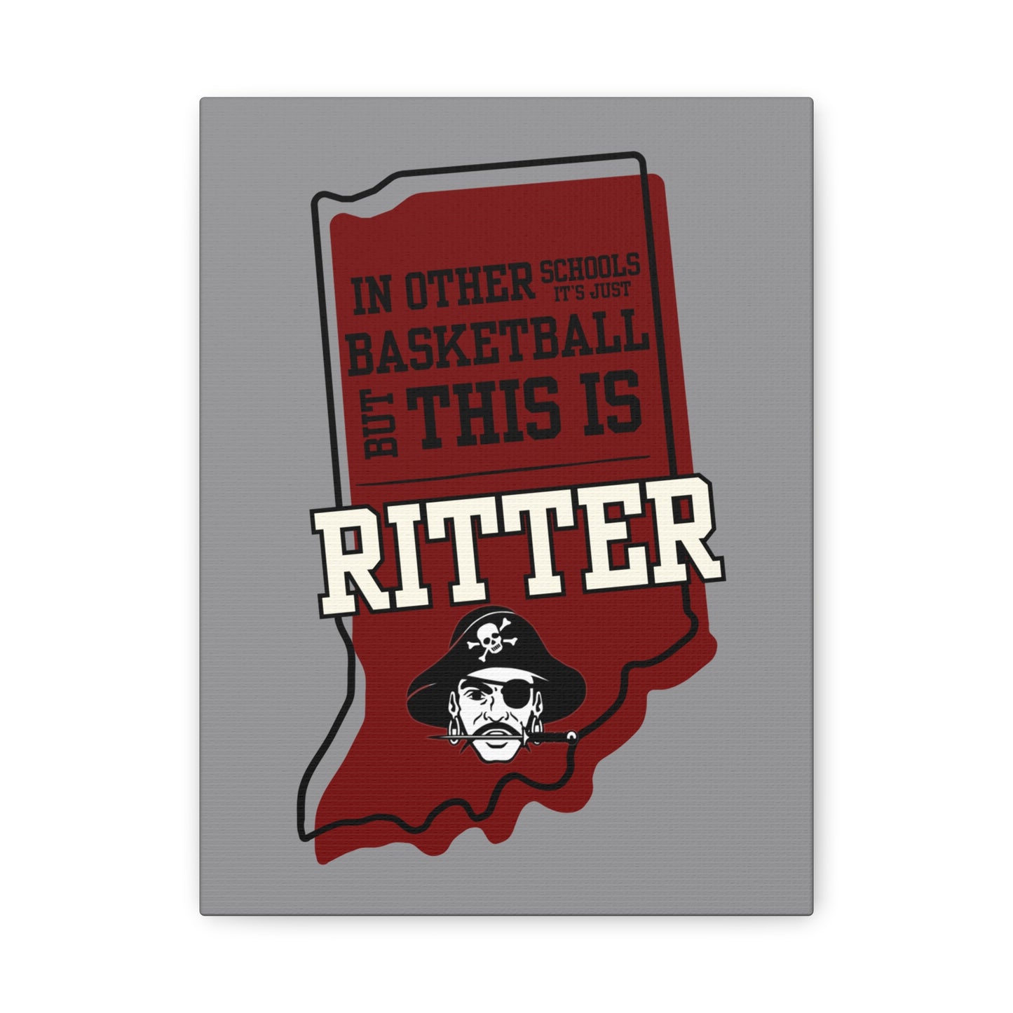 Canvas Wall Art - Ritter Basketball