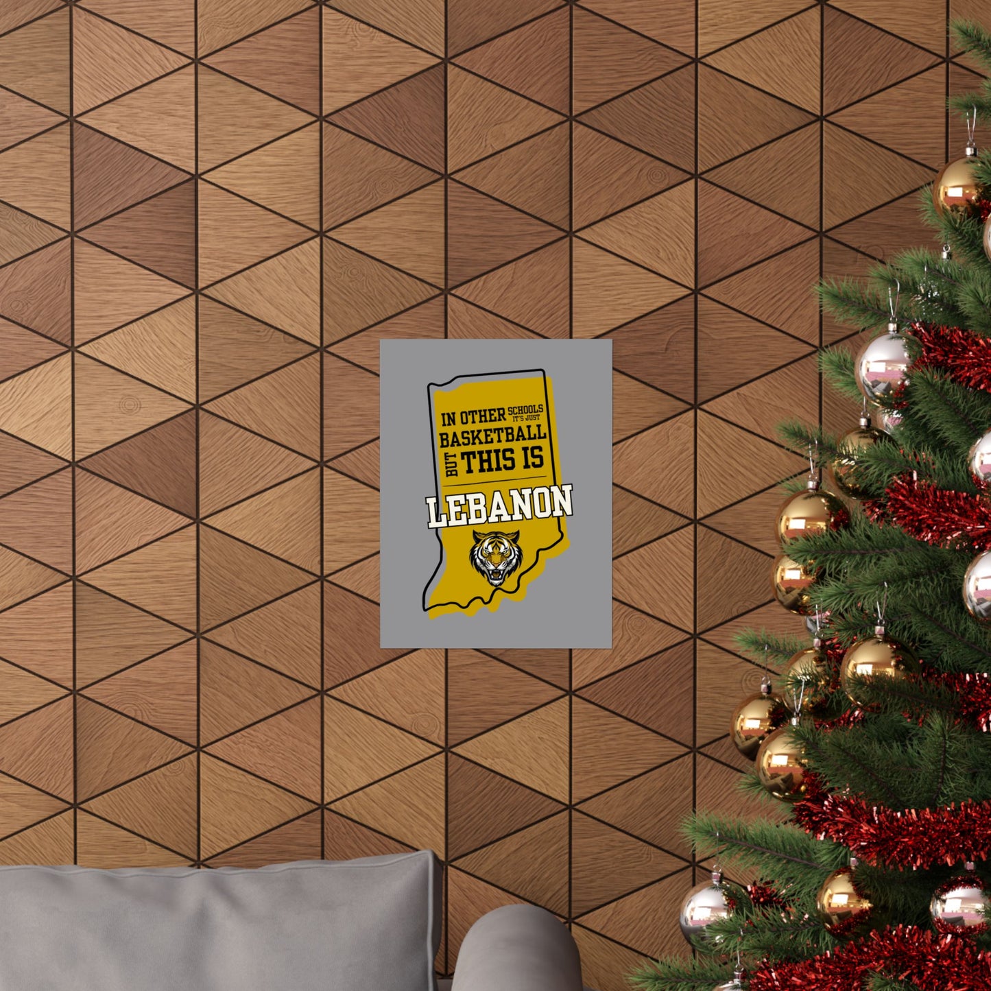 Basketball Poster - Lebanon Tigers