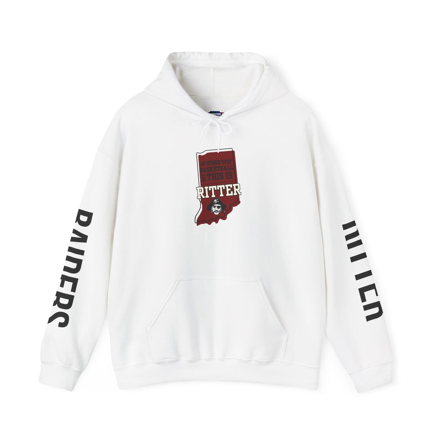 Adult Hoodie - Ritter Raiders Basketball